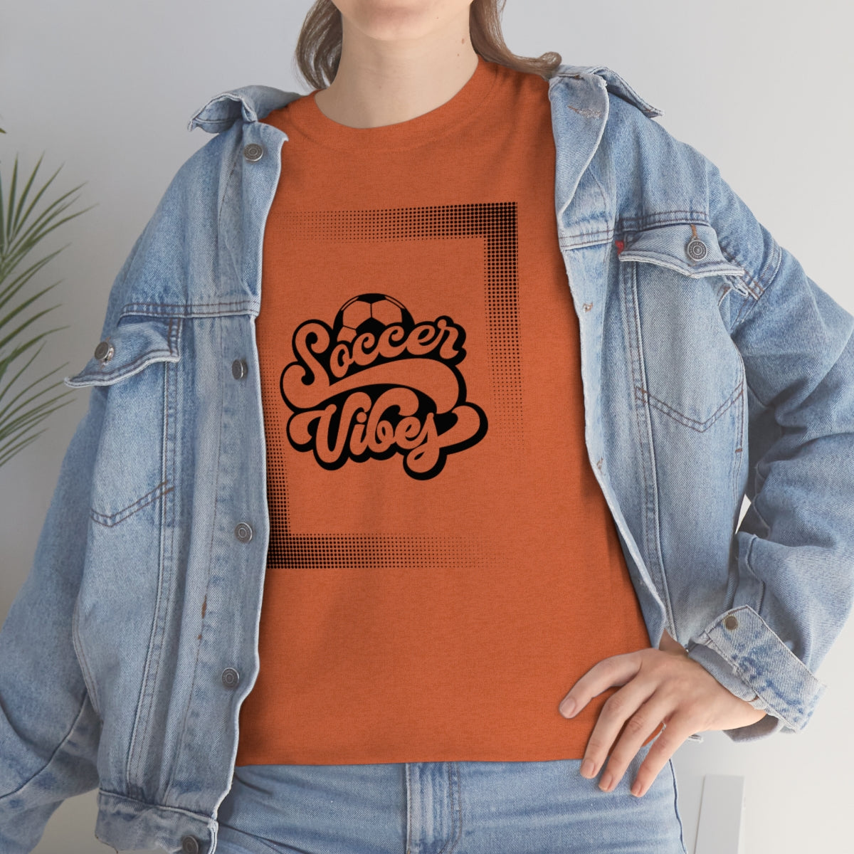 "Soccer Vibes" Unisex Heavy Cotton Tee