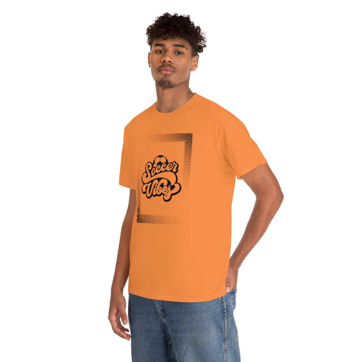 "Soccer Vibes" Unisex Heavy Cotton Tee