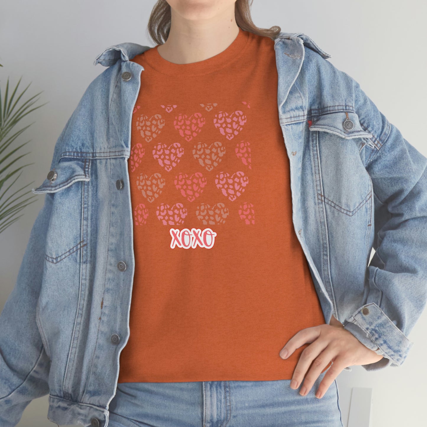 "XOXO Hearts" Unisex Heavy Cotton Tee