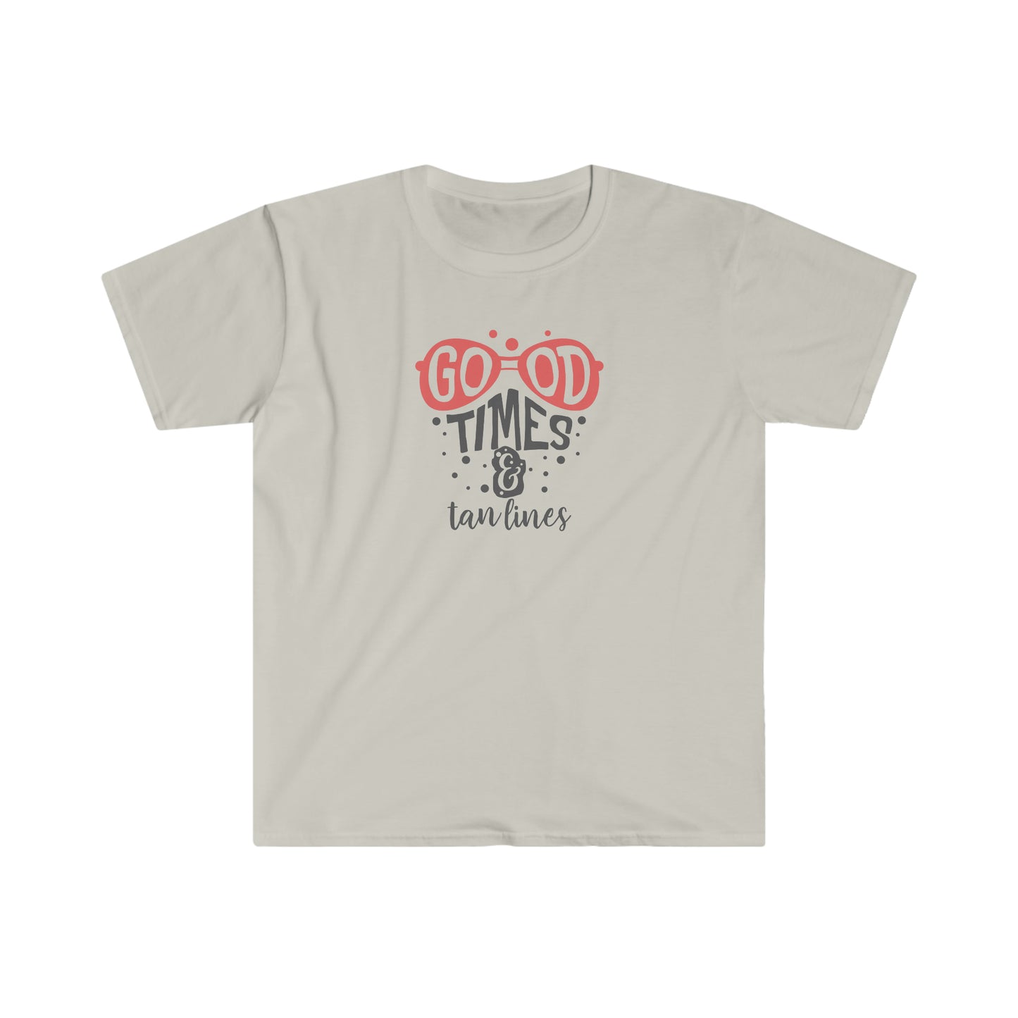 "Good Times & Tan Lines" Unisex Softstyle T-Shirt