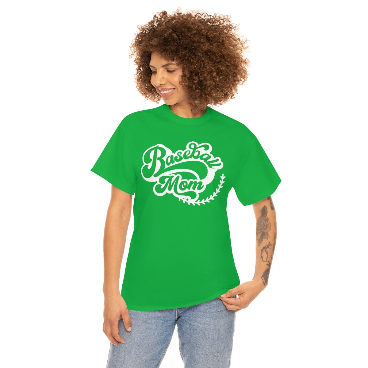 "Baseball Mom" Unisex Heavy Cotton Tee