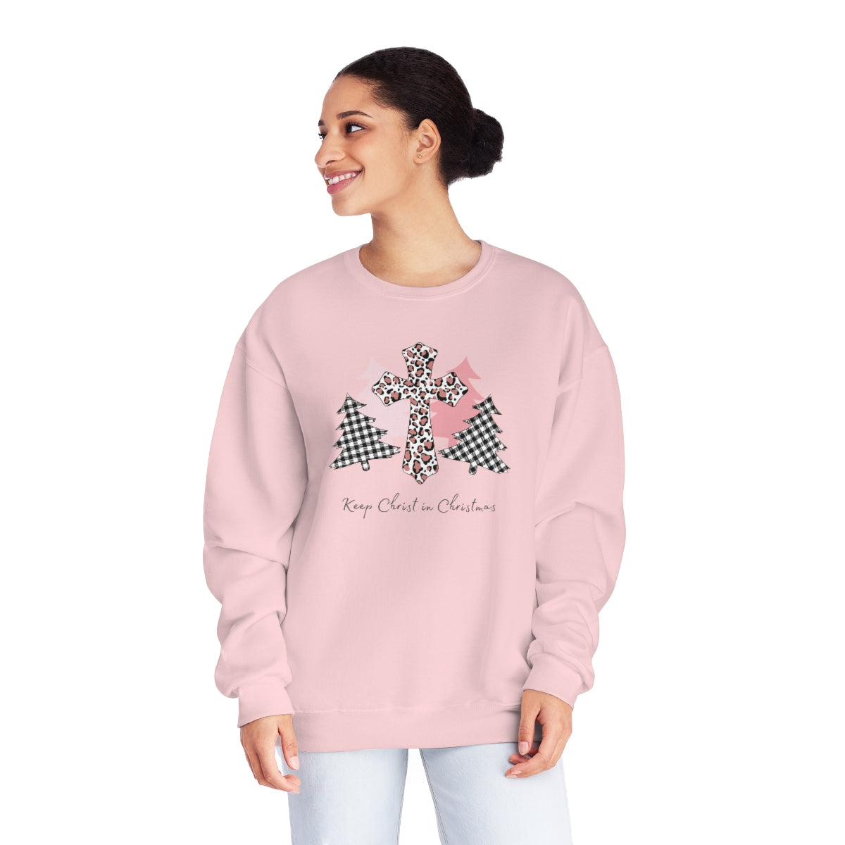 "Keep Christ in Christmas" Unisex NuBlend® Crewneck Sweatshirt