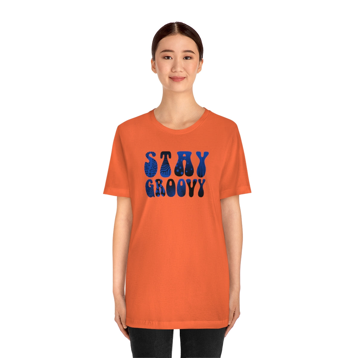 "Stay Groovy" Unisex Jersey Short Sleeve Tee