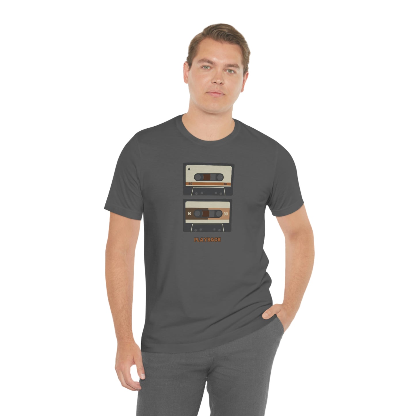 "Playback" Unisex Jersey Short Sleeve Tee