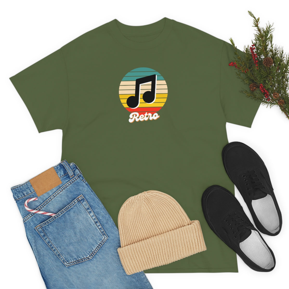 "Retro" Unisex Heavy Cotton Tee