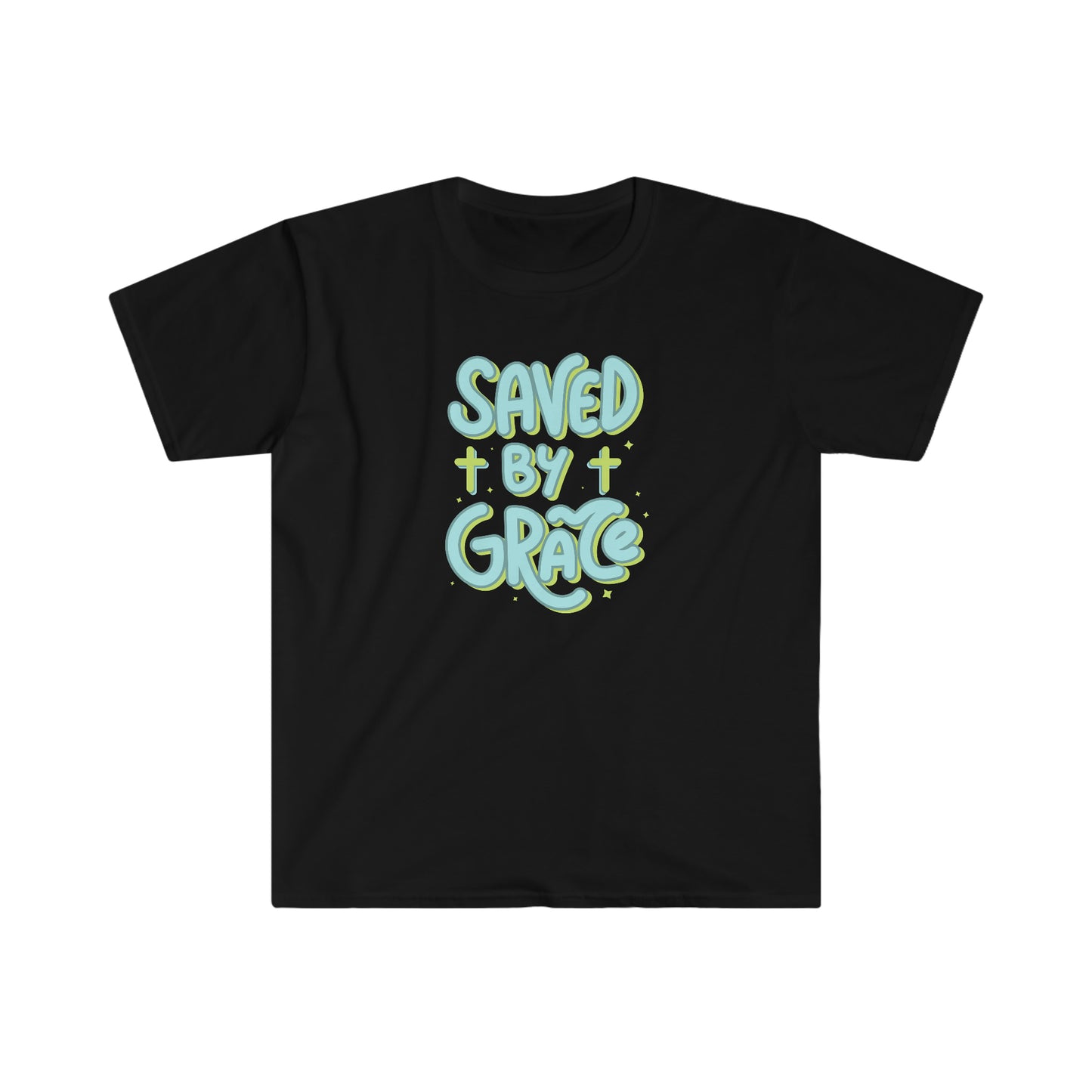 "Saved By Grace" Unisex Softstyle T-Shirt