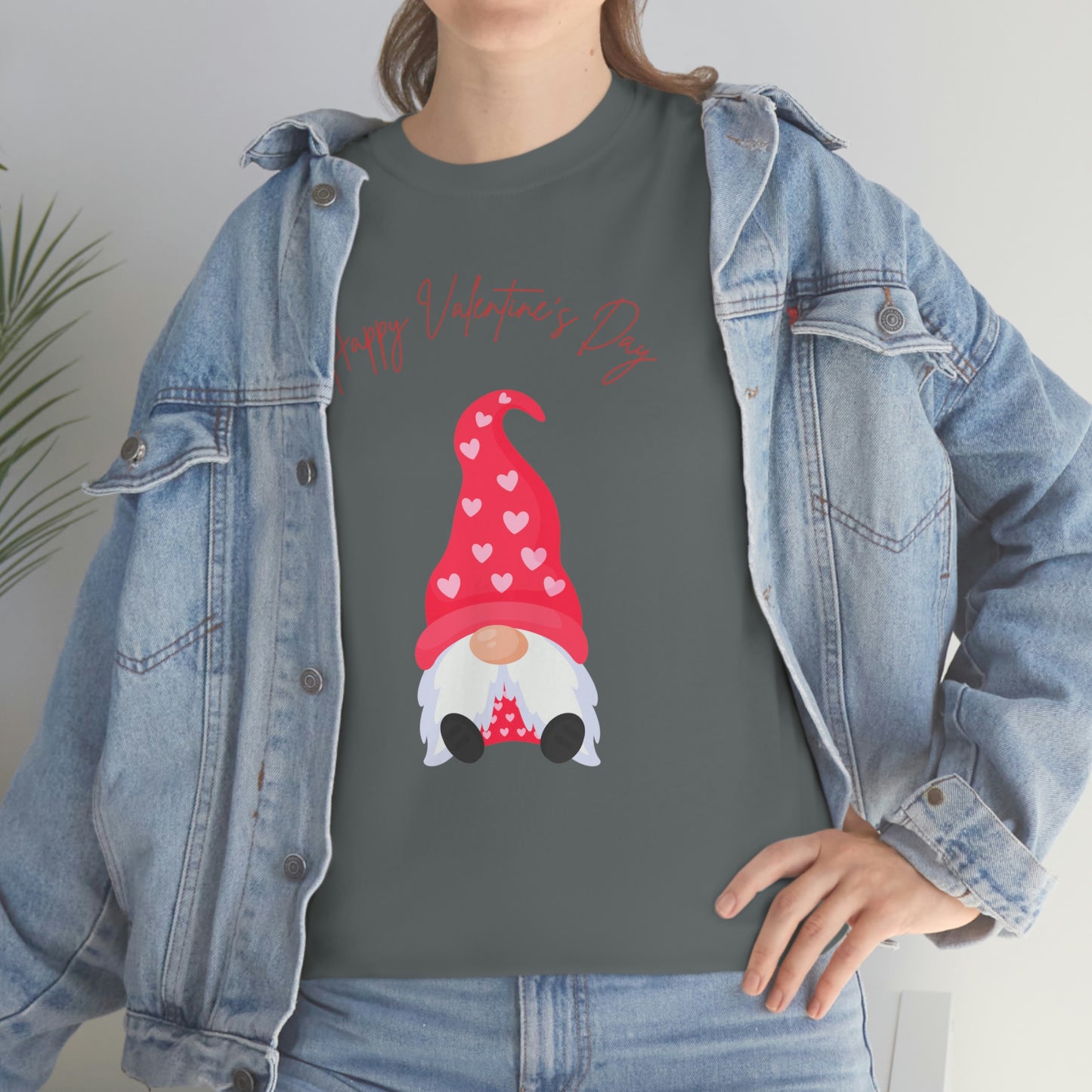 "Happy Valentine's Day" Unisex Heavy Cotton Tee
