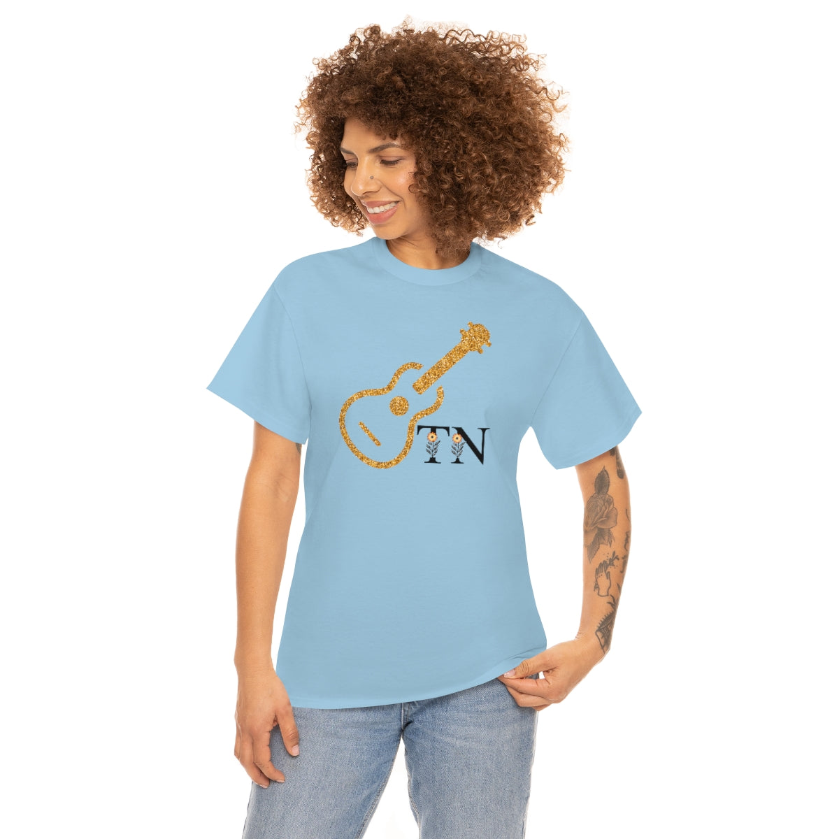 "Guitar" Unisex Heavy Cotton Tee
