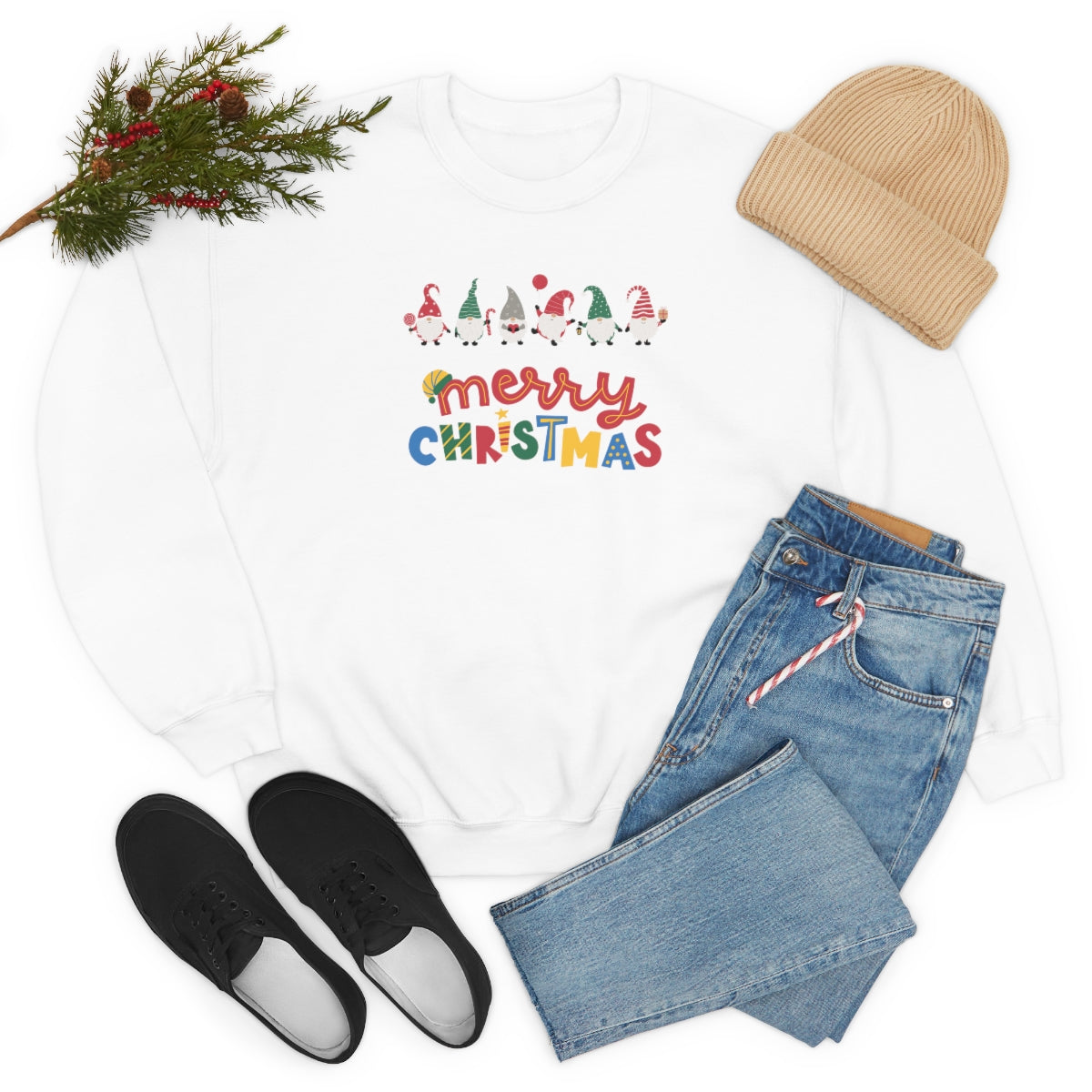 "Merry Christmas" Unisex Heavy Blend™ Crewneck Sweatshirt
