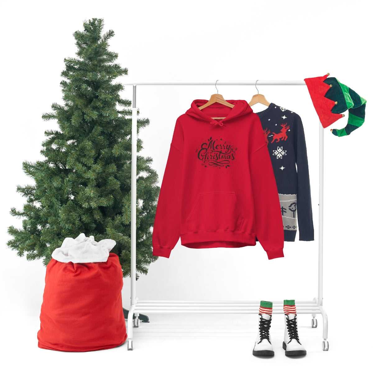 "Merry Christmas" Unisex Heavy Blend™ Hooded Sweatshirt