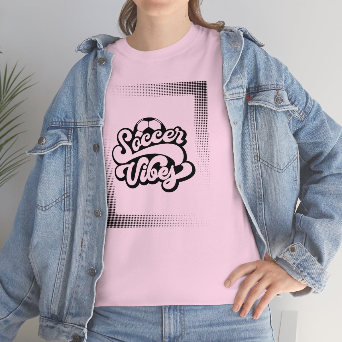 "Soccer Vibes" Unisex Heavy Cotton Tee