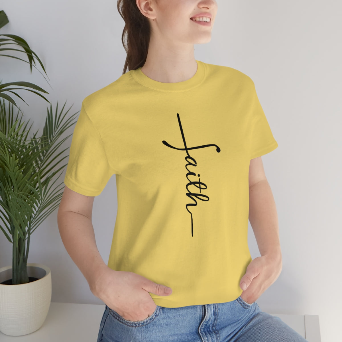 "Faith" Unisex Jersey Short Sleeve Tee