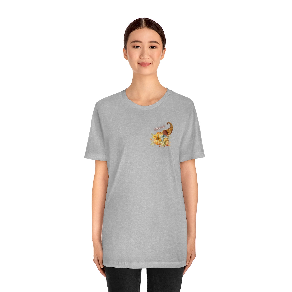"Thankful And Blessed" Unisex Jersey Short Sleeve Tee