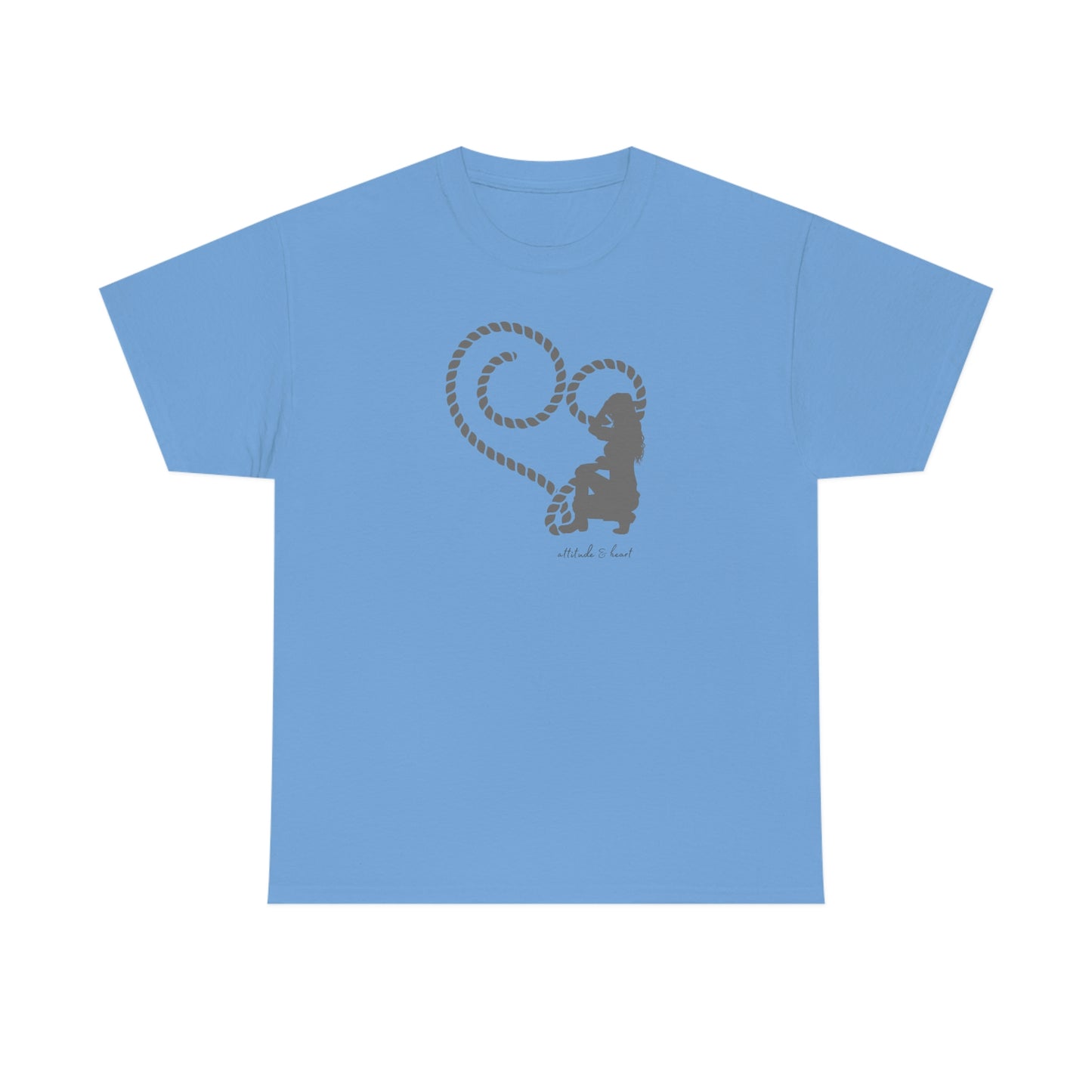 "Attitude & Heart" Unisex Heavy Cotton Tee