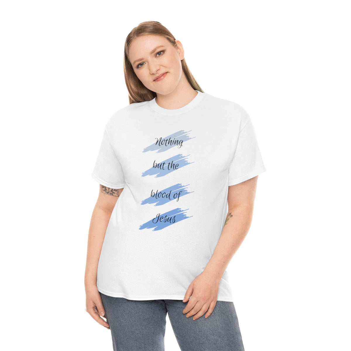 "Nothing But the Blood" Unisex Heavy Cotton Tee