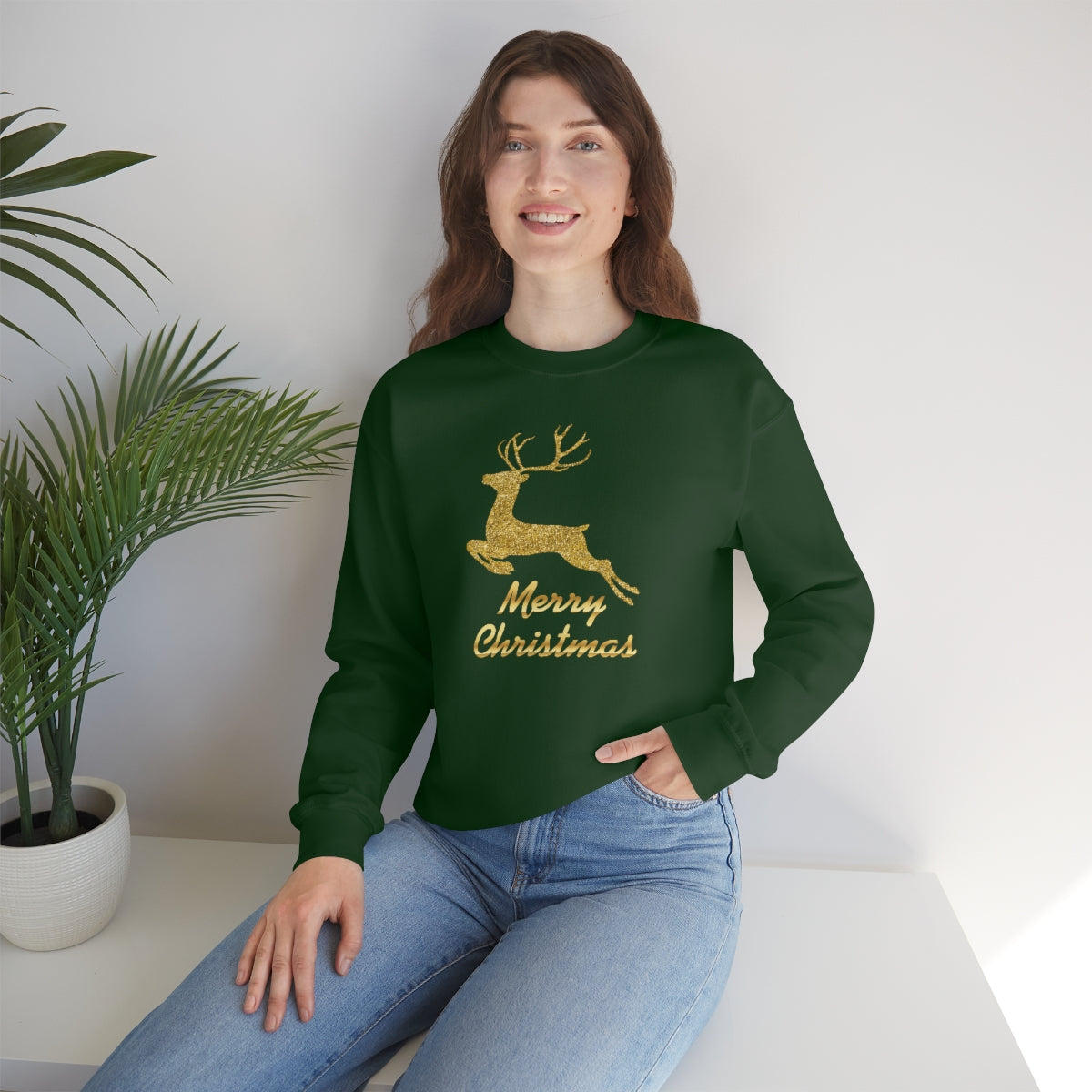 "Merry Christmas" Unisex Heavy Blend™ Crewneck Sweatshirt