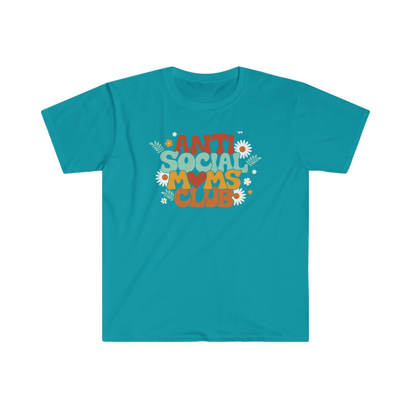 "Anti Social Moms Club" Unisex Softstyle T-Shirt