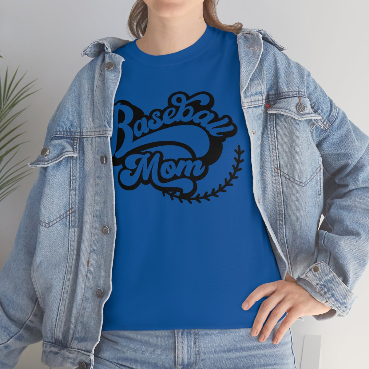 "Baseball Mom" Unisex Heavy Cotton Tee
