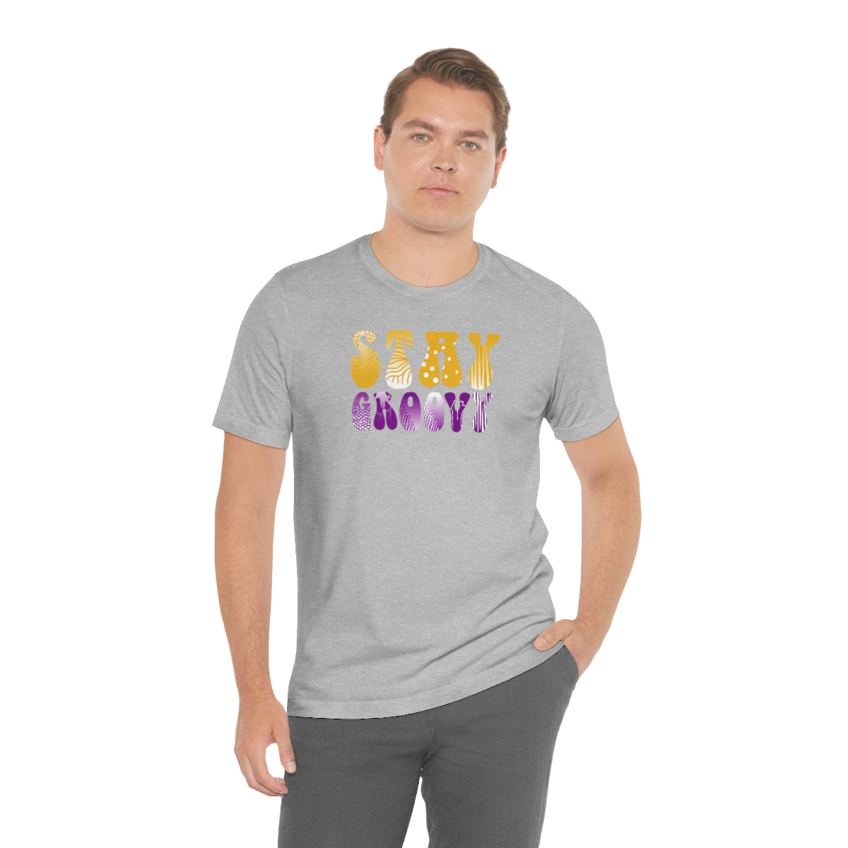 Stay Groovy Unisex Jersey Short Sleeve Tee