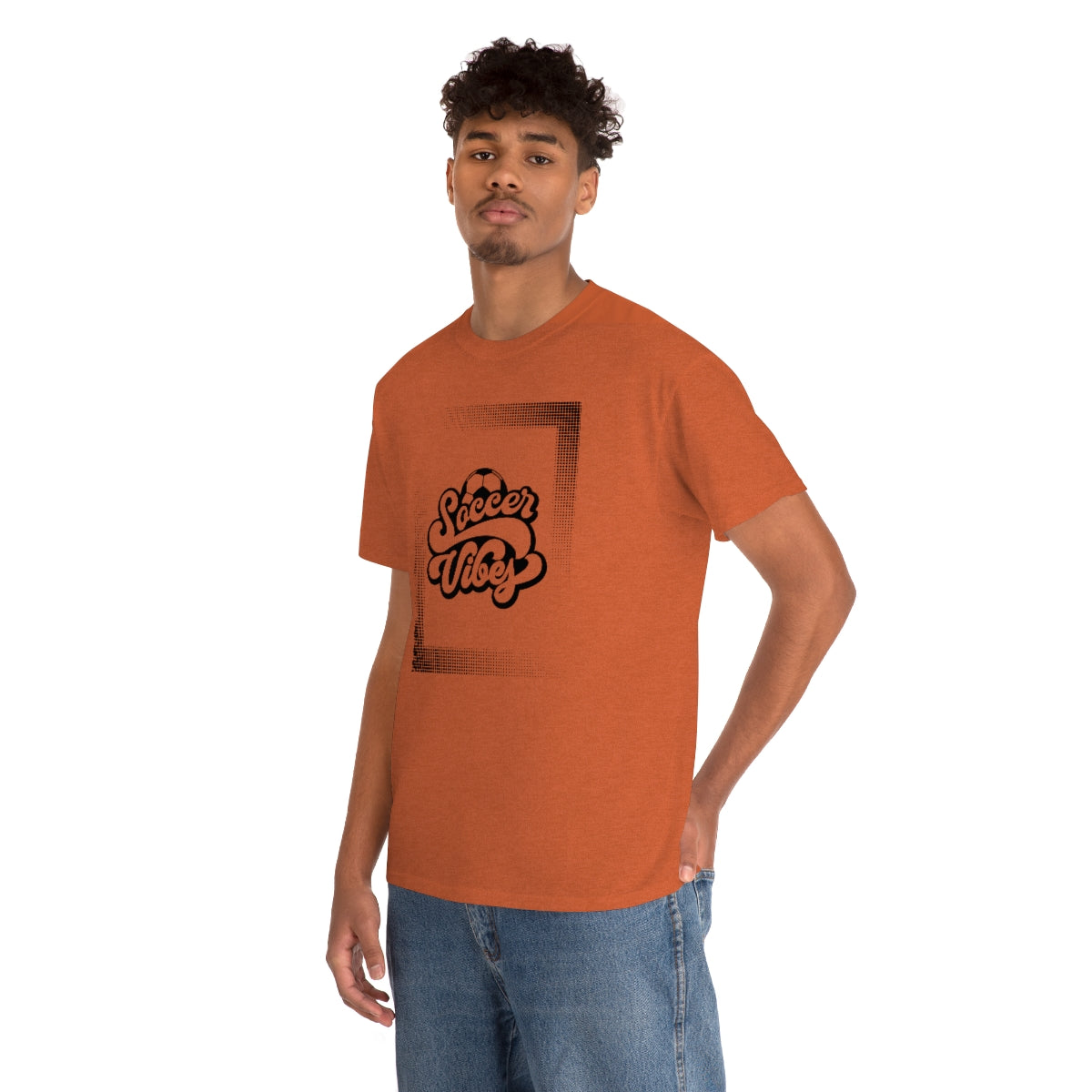 "Soccer Vibes" Unisex Heavy Cotton Tee