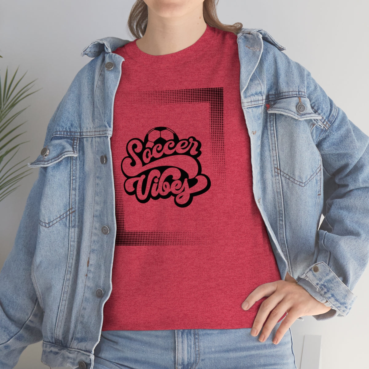 "Soccer Vibes" Unisex Heavy Cotton Tee