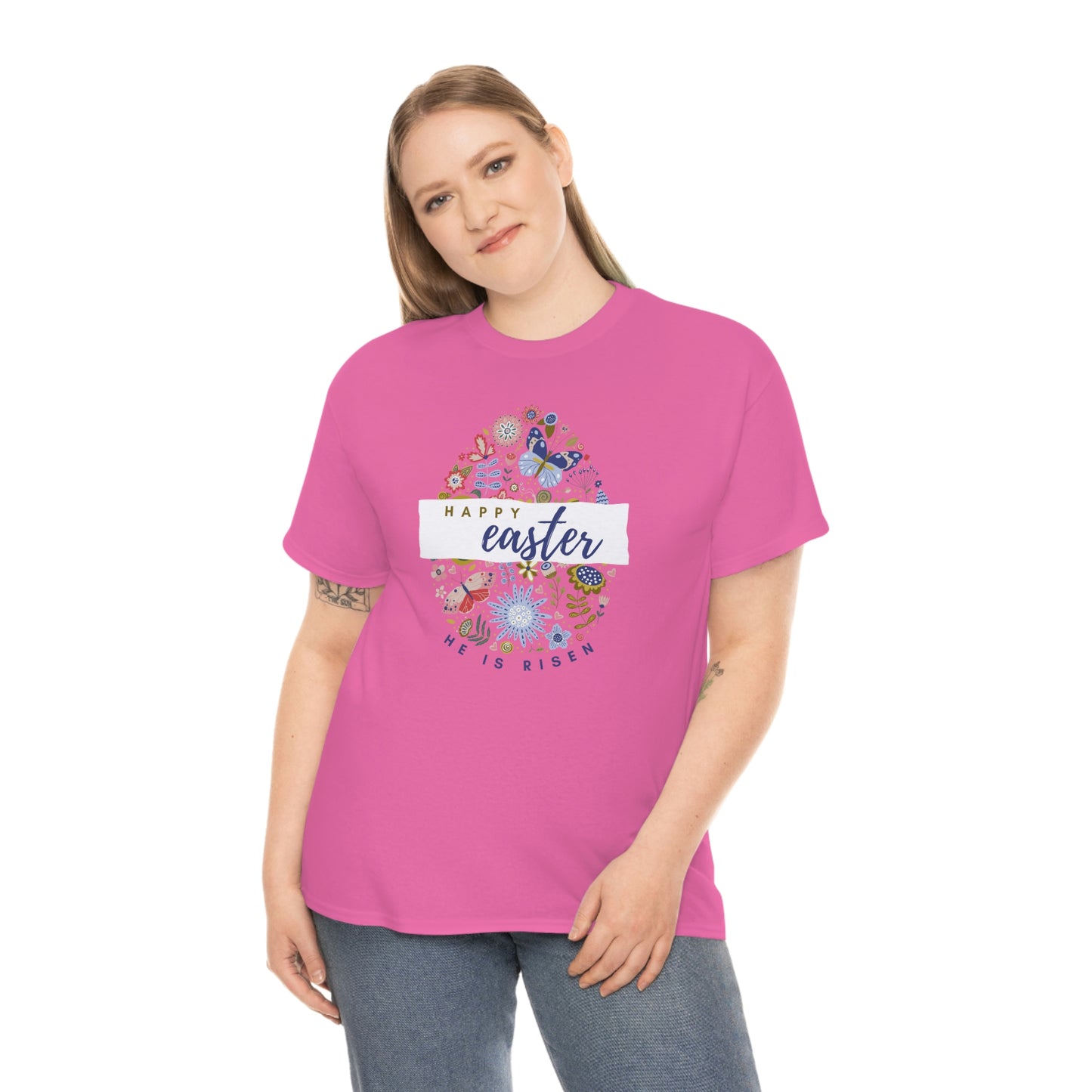 "Happy Easter" Unisex Heavy Cotton Tee