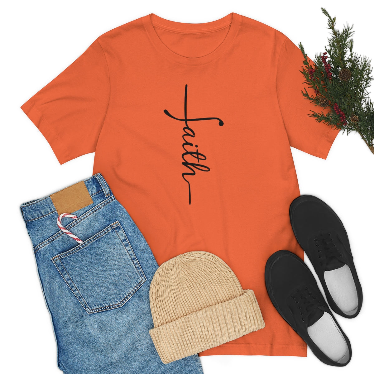 "Faith" Unisex Jersey Short Sleeve Tee