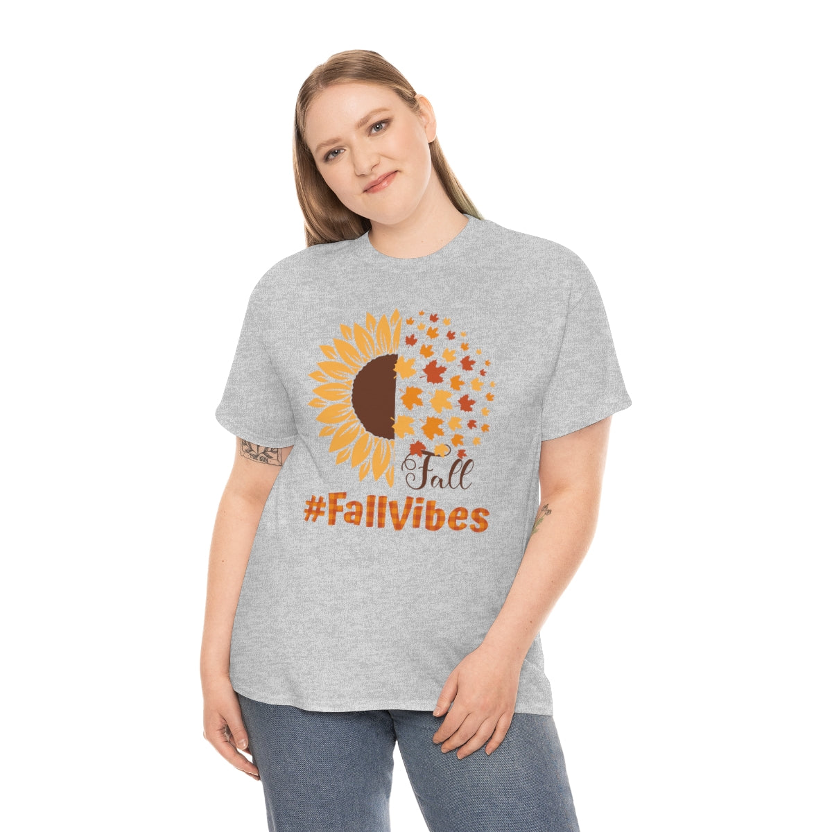 "#FallVibes" Unisex Heavy Cotton Tee