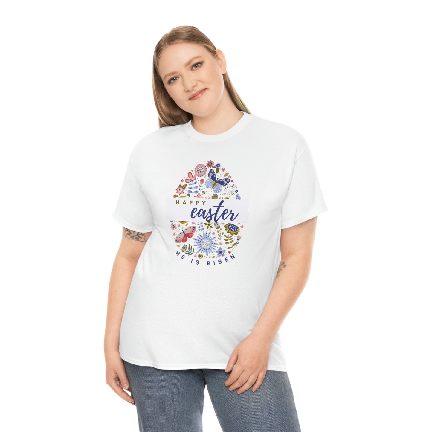 "Happy Easter" Unisex Heavy Cotton Tee