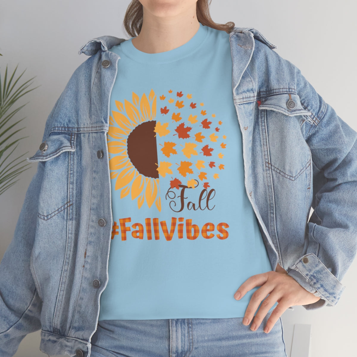 "#FallVibes" Unisex Heavy Cotton Tee