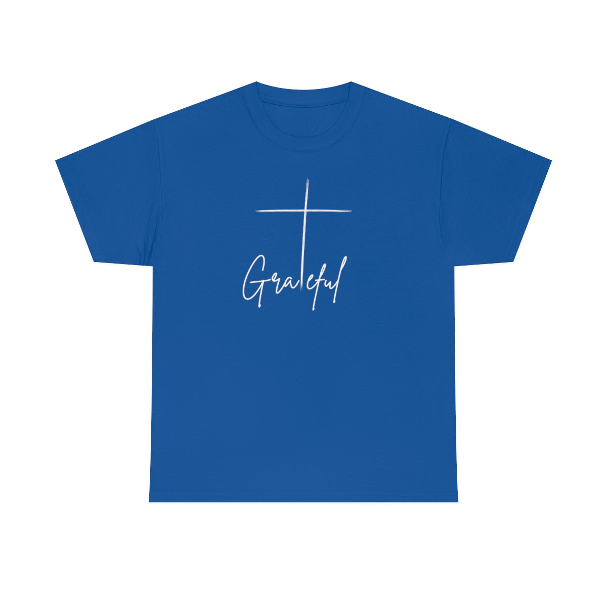 "Grateful Cross" Unisex Heavy Cotton Tee