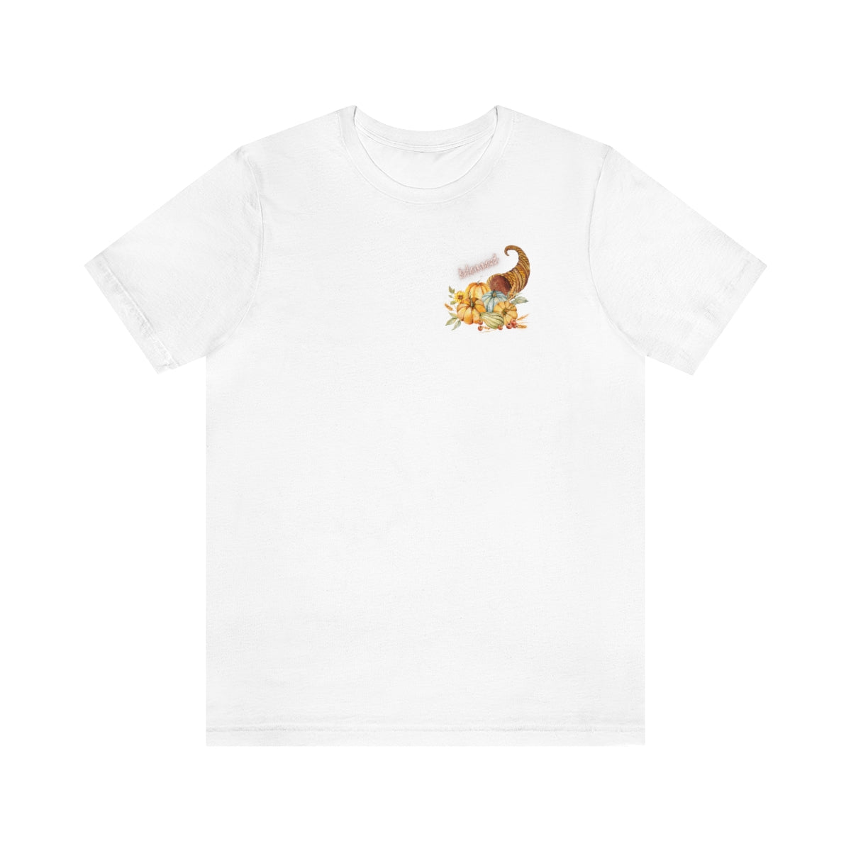 "Thankful And Blessed" Unisex Jersey Short Sleeve Tee